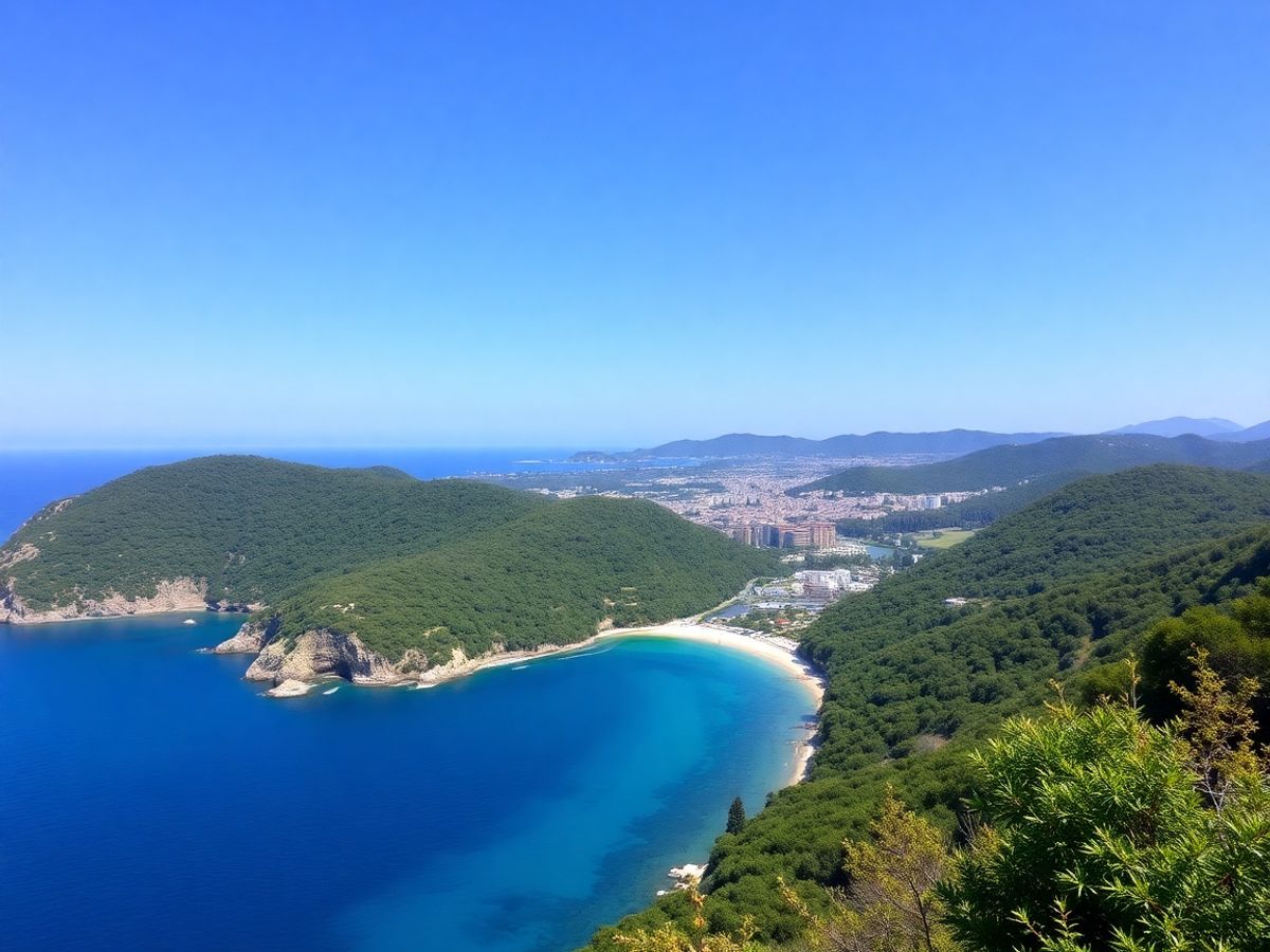 Peisajul românesc la malul mării negre.