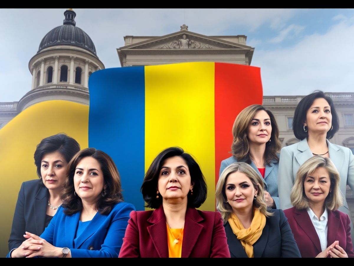 Femei politicieni românești în acțiune, discutând între ele.