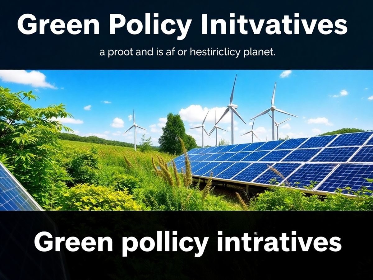 Inițiative verzi pentru soluții politice climatice.